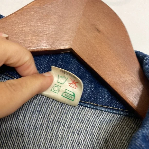 Vintage GWG Kings Jean Jacket Mens 36 Blue Denim Retro Rockabilly Workwear - Picture 14 of 15